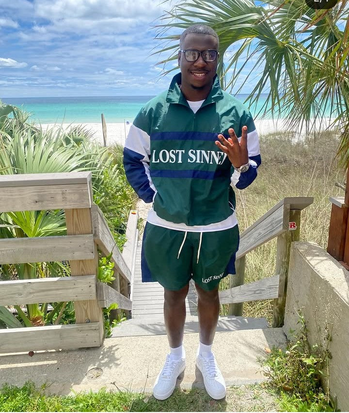 Lost Sinner Windbreaker Set (Green)