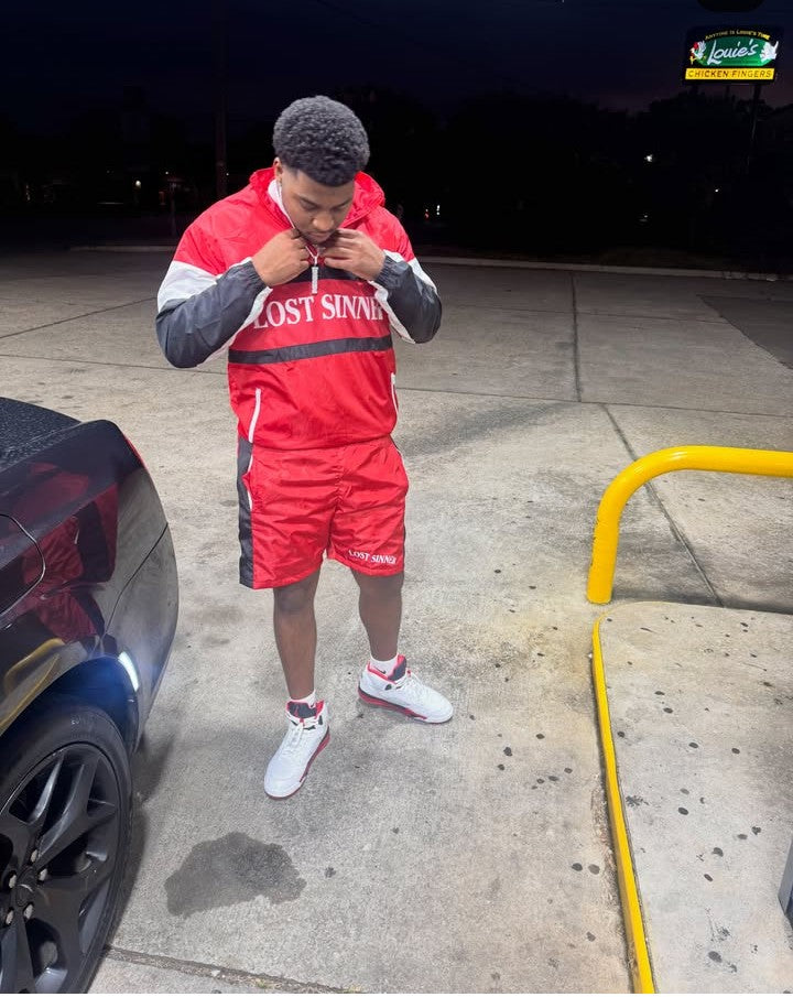 Lost Sinner "Signature" Windbreaker Set (Red)