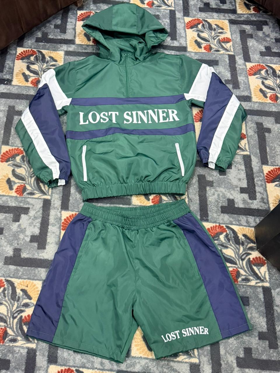 Lost Sinner Windbreaker Set (Green)