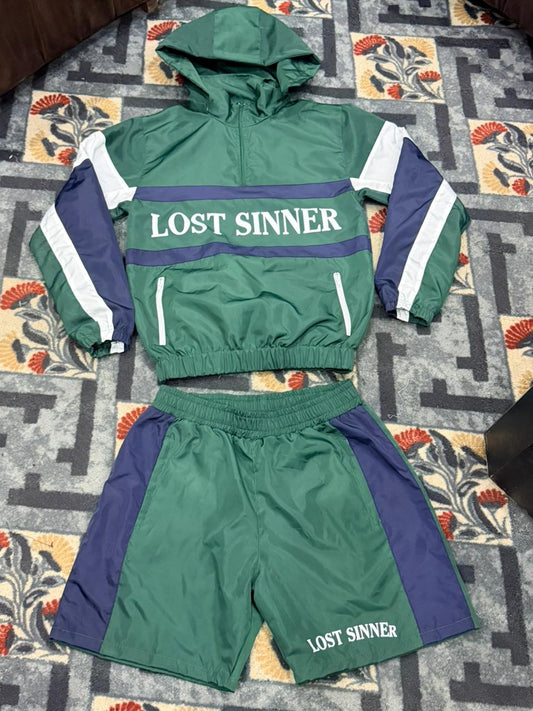 Lost Sinner Windbreaker Set (Green)