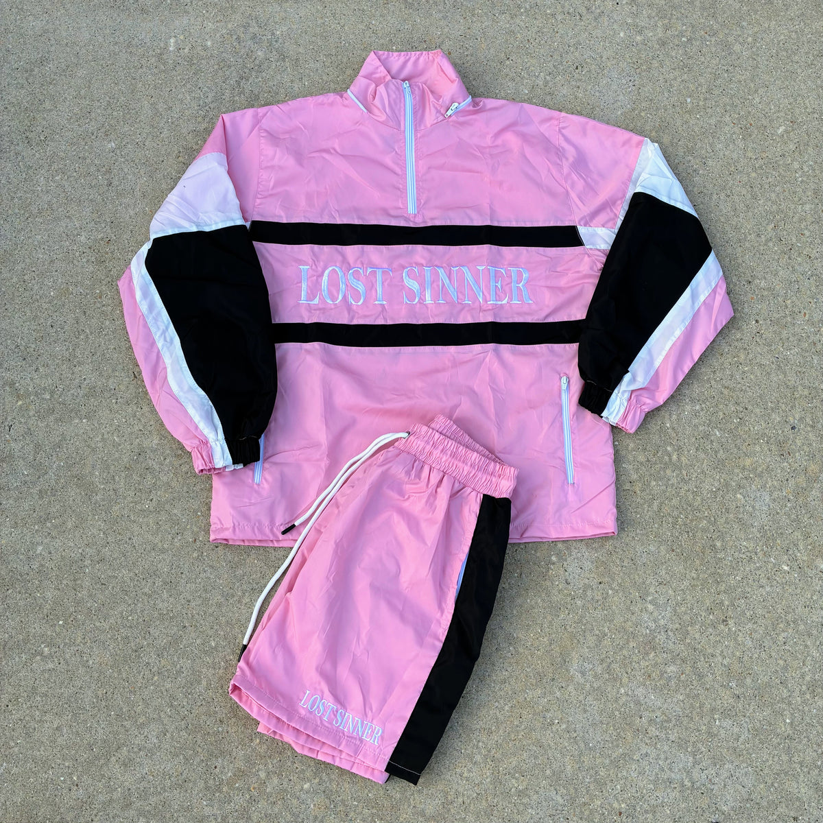 Signature Pink Windbreaker Set