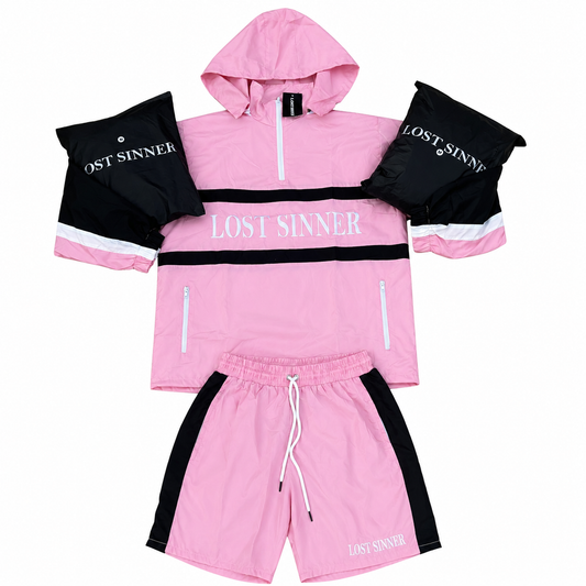 Signature Pink Windbreaker Set
