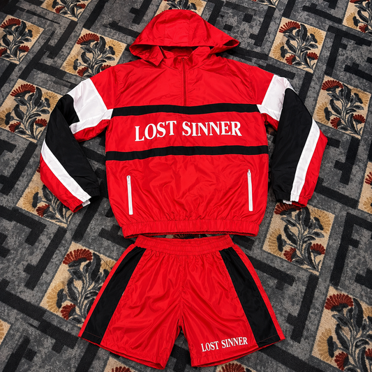 Lost Sinner "Signature" Windbreaker Set (Red)